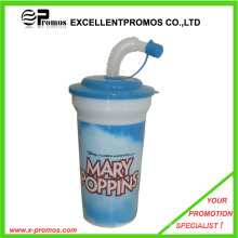 Reusable Plastic Straw Cup for Kids (EP-C7168)
